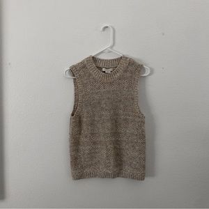 Club Monaco mixed texture knit sleeveless shirt. Size small/petite.